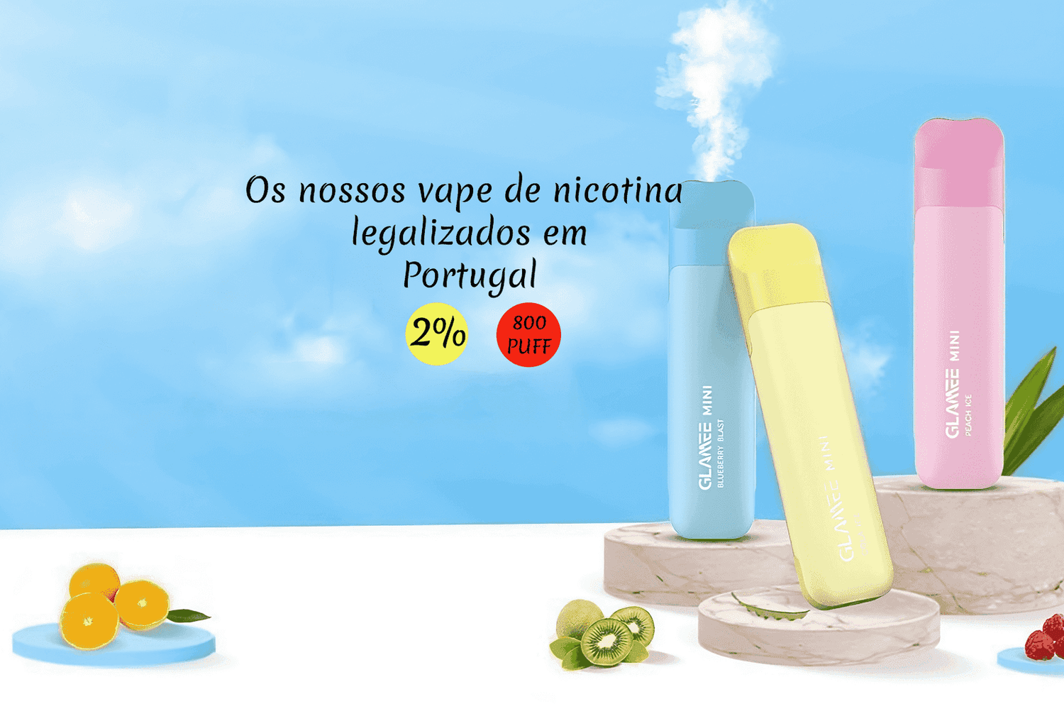 Vape pod descartavel em Portugal com nicotina