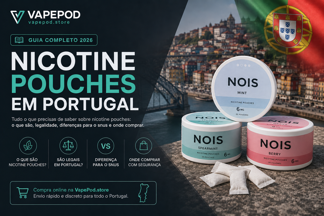 Nicotine pouches Nois em Portugal — 4 sabores