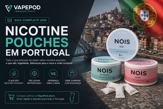 Nicotine pouches Nois em Portugal — 4 sabores