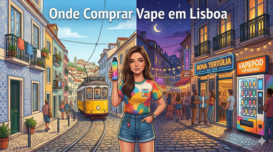 Onde comprar vape descartável em Lisboa — máquina de venda automática Vapepod