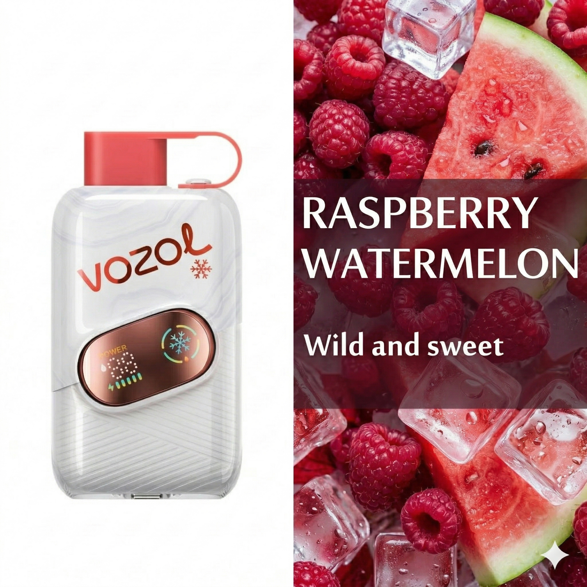 Vape Vozol Raspberry Watermelon 50000 puff 